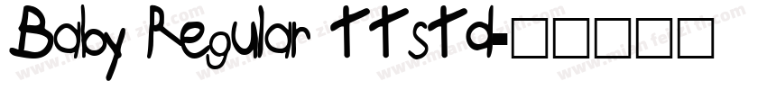 Baby Regular ttstd字体转换